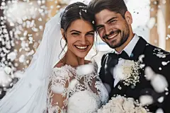 结婚夫妻美好时刻人物摄影