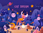 Cat dream 设计 插图