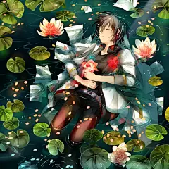 在水中将死的样子。“奥菲莉娅”特辑 : “奥菲莉娅”是作家莎士比亚创作的四大悲剧之一《哈姆雷特》中登场的女主角的名字。因发狂以致溺死的这一戏剧性结局，使得历史上的很多画家都以她为题材创作作品。这本是个非常悲伤的场景，却又有一种无常之美。这美究竟从何而来呢？或许是因为人们会从消逝之中感受到美吧，就像花谢一般。这次就为大家送上以“奥菲莉娅”为题材描绘的水葬场景的插画作品特辑。快来看看吧。