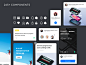 UI Kits : Introducing the X UI KIT! A fabulous assortment of 80 iPhone X sized screen templates ranging over 4 different categories; Walkthrough, Shop, Feed & Enter. With over 245+ components and easy to modify elements this iPhone X UI Kit is a must 