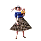 复古时尚女