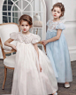 @bibiona_couture  Two poems, two sisters, two dresses. Organza and hand made embroidery on the new collection dresses by Bibiona Couture #babydress #bibiona #couture #organza