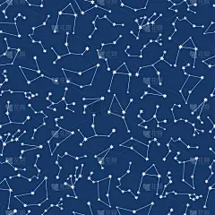 夜晚,蓝色,星座,星星,四方连续纹样,暗色,白色,式样,永远,天文学