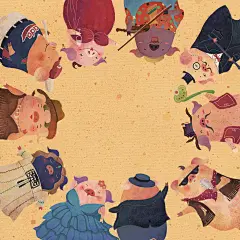 商业插画   红酒包装