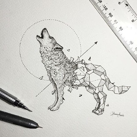 几何动物插画 | 菲律宾插画师Kerby...