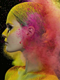 Edda Oscars in “Colour Explosion” by Iain Crawford for Harrods Magazine
