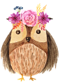 owl-and-wreath