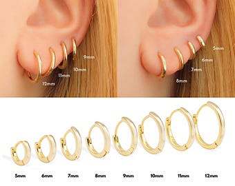 Dainty huggies, Gold...