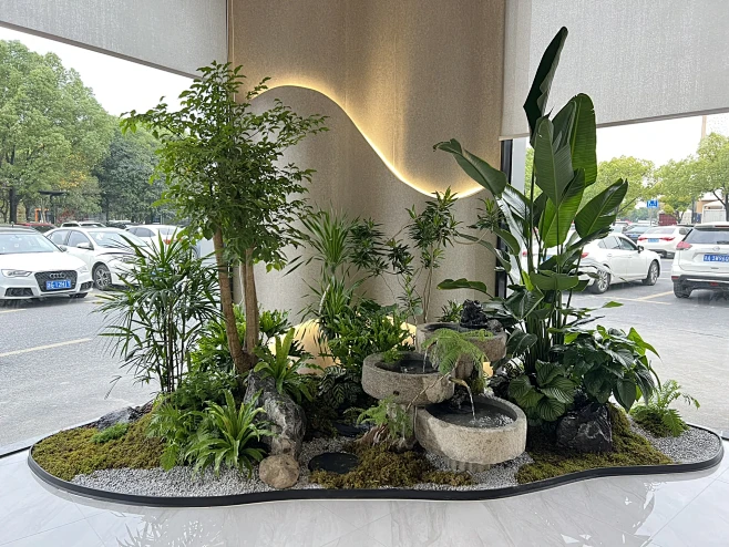植物造景｜绿植软装｜流水造景｜
