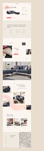 animation  branding  design homepage product sofa UI ui design UI/UX ux