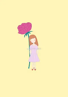 #插画·心情# 平涂的世界很美好 ​
