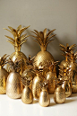 Gold pineapples: 