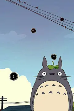 #龙猫# #壁纸#