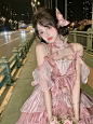 像花仙子的粉色小花嫁！