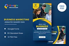 网页设计 商业 动画 横幅 谷歌 网页 设计素材