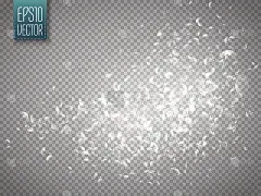 矢量银星尘迹。发光粒子分离。尘云