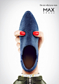MAX Shoe鞋子创意海报设计 #素材#