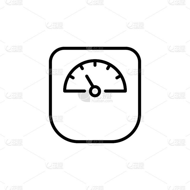 重量比例图标矢量。标识