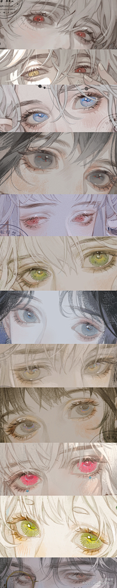 彩虹布丁╭采集到眼睛教程