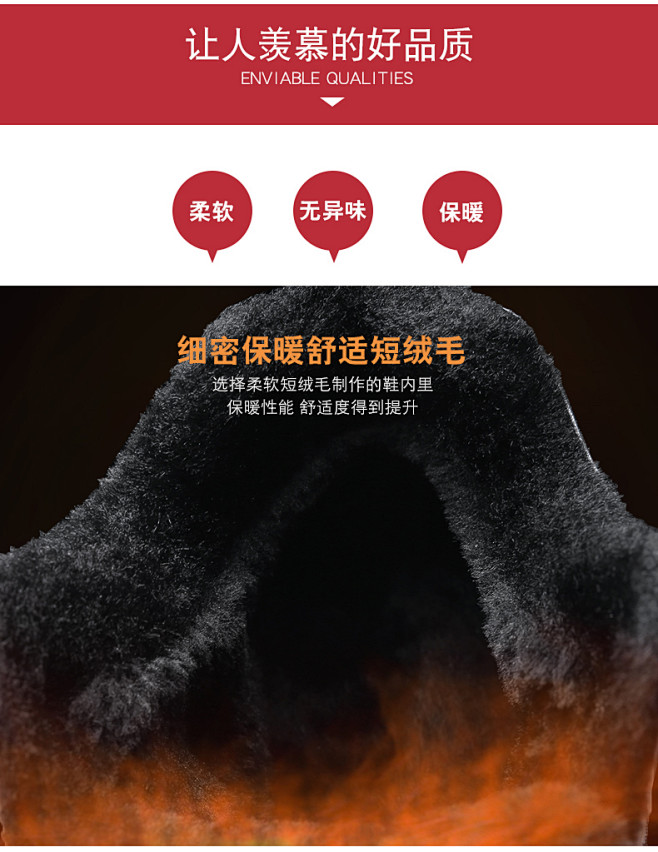 乔丹格兰冬季加绒男鞋高帮皮面防滑休闲鞋2...