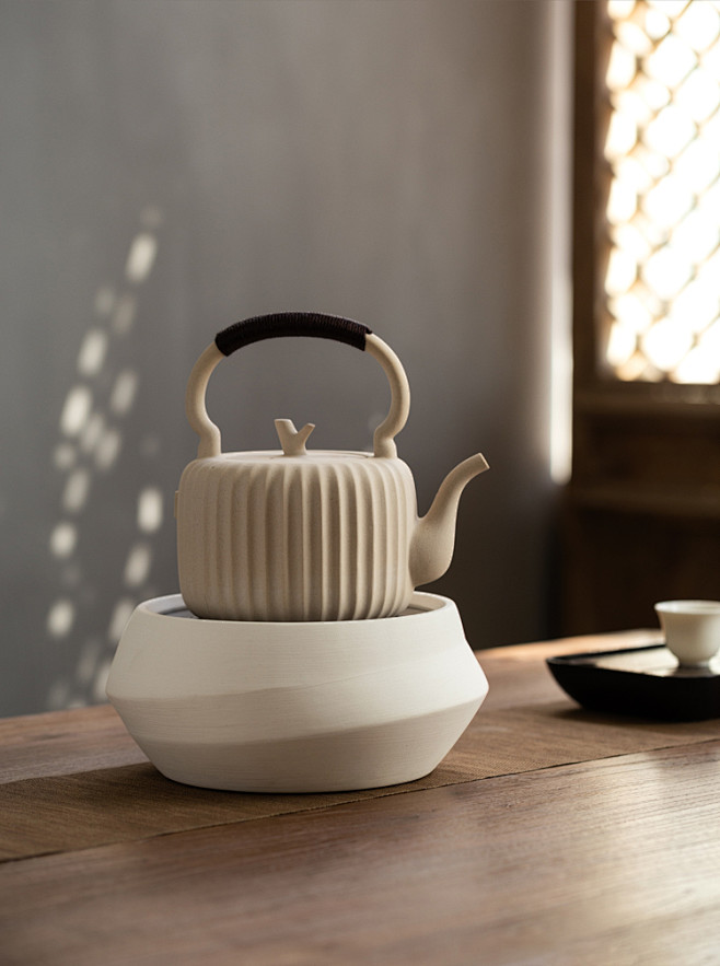 台式静音电陶炉煮茶炉陶壶煮茶烧水壶陶炉家...