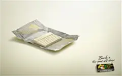 Gorila泡泡糖广告创意海报欣赏