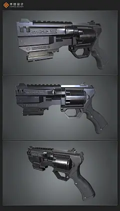 次时代游戏3D枪械高模作品展示