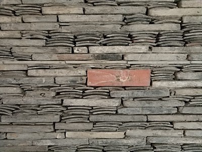 民宿文化砖墙