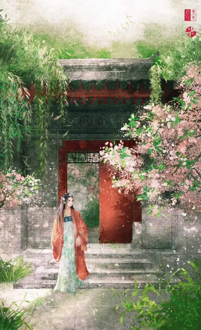 朱门_果果卿__插画师作品_涂鸦王国gracg.com-花瓣网
