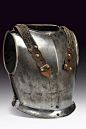 A cuirassier's breast- and back-plate, France ca, 1870.