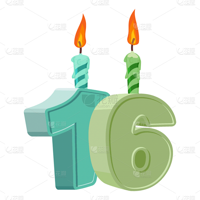 生日,蜡烛,数字,16岁到17岁,分离着色,红色,事件,周年纪念,蛋糕,庆祝