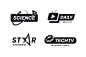 Free vector set of minimal news logo