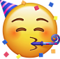 Download Party Face Emoji [Iphone IOS Emoji PNG]