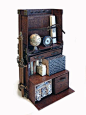 【Bo Press Miniature Books】昨天查Scribal tools发现的一个做微缩模型的网店，有很多中世纪小玩意的微缩模型。店铺网页：O网页链接 Pinterest相册O网页链接