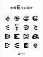 500个E字母的创意logo
