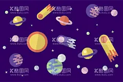星球背景   - 源文件下载【酷图网】星球背景,星空背景,星球,行星,银河系,太空,卡通,宇宙星球,天体,恒星,矮行星,太阳系,