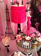 Cupcakes at a Paris Party #paris #party