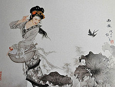 古代仕女图  
