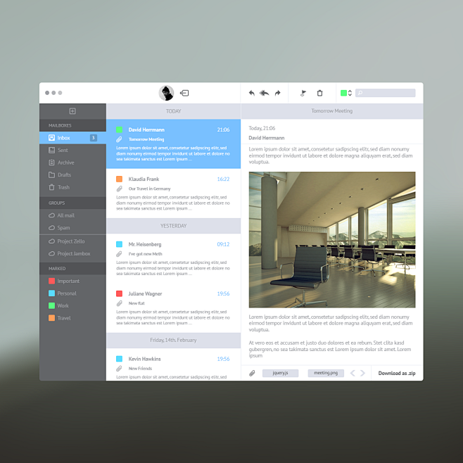web email