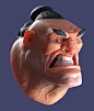Stylized Head Sculpt, Christian Gallego : This is a fairly quick sculpt based off the amazing sketches of Tooth Wu... 

https://www.artstation.com/artwork/GXZQnd