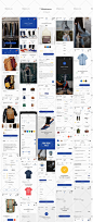 Aware Mobile UI Kit 手机APP交互设计模版 服装购物商城H5 psd-淘宝网