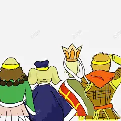 师徒四人奔跑的背影高清素材 免费下载 设计图片 页面网页 平面电商 创意素材 png素材