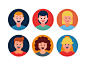 User Profile Flat icons