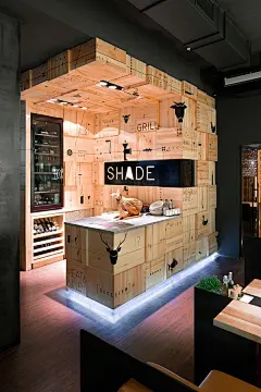 SHADE meat &amp; wine by YOD Design Lab , via Behance