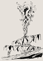Daily Sketch - Alien Plant, George Brad