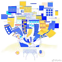 Kosovo NEXT10是台湾与科索沃文化交流协会合作举办的项目，旨在描绘科索沃未来10年的社会变化。#插画# #艺术# #设计# ​​​​