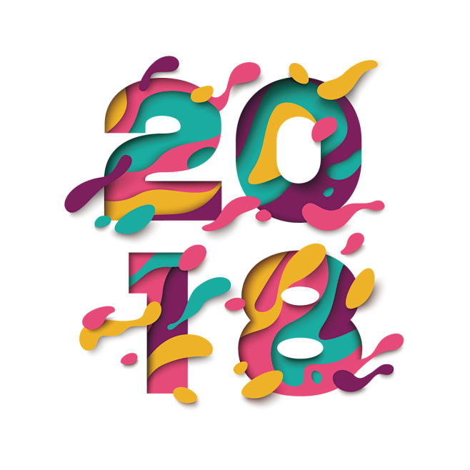 2018新年元旦艺术字png
文字排版 ...