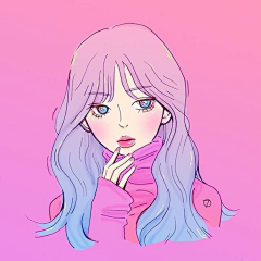 斑驳陆离的北北采集到插画人物