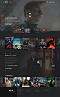 Netflix Restyle : A restyle of the Netflix Home, I wanted to keep the original structure and focus on the details.