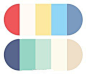 【配色方案】目前最流行的一套配色方案，非常适合网页设计哟！推荐阅读：便捷实用的配色方案下载→http://t.cn/8kwXnFD